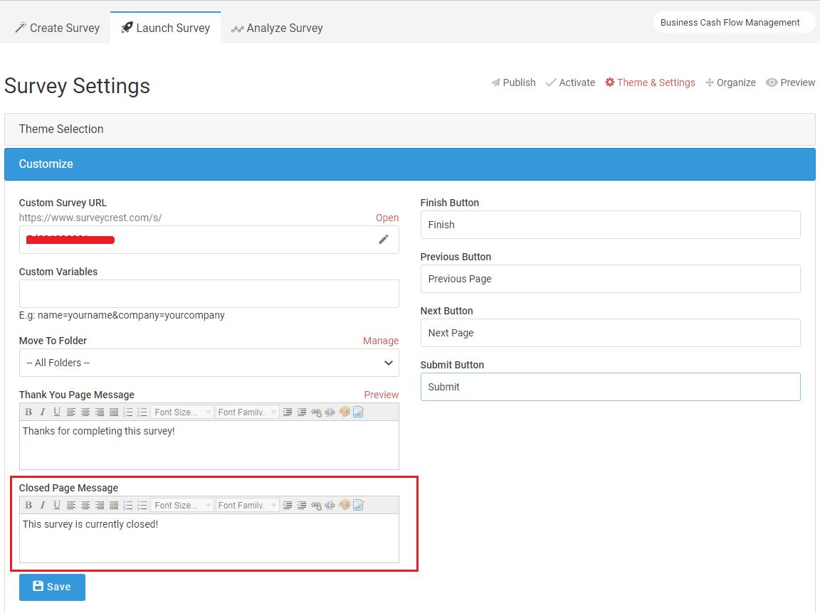 Faq S Surveycrest Com - y!   ou can change the message which appears when someone tries to !   access your survey poll form quiz after it has expired go to launch settings